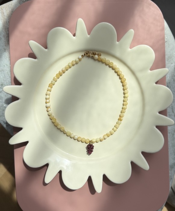 Handmade naszyjnik z cytrynów.JPG